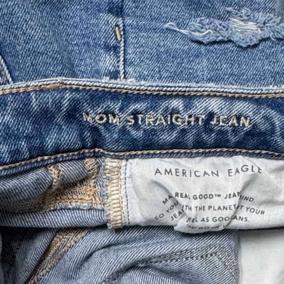 {AE American Eagle} "Mom Straight Jean" Cheeky Tapered Leg Denim Jeans - Picture 5 of 8
